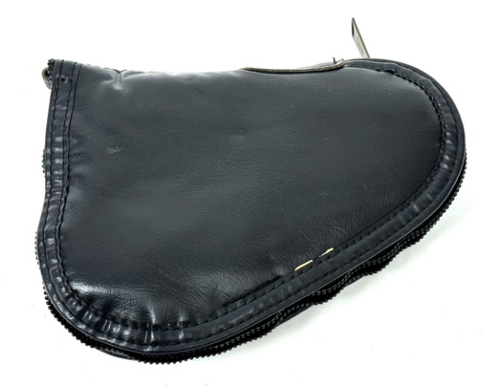 Factory Browning Black Leather Handgun Soft Case by Scovill
