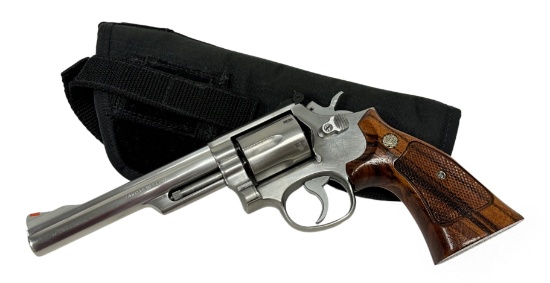 Excellent Smith & Wesson Model 66-2 .357 MAGNUM 6" Stainless Revolver with Holster
