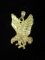 14k Gold Eagle Pendant