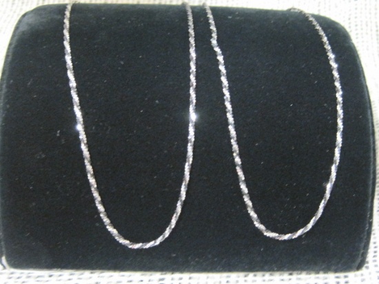 Lot of (2) 16" Black Roc Sterling Silver Chains