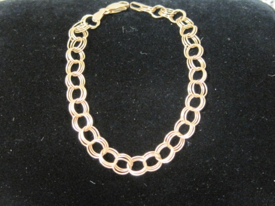 10k Gold 6 1/2" Link Bracelet