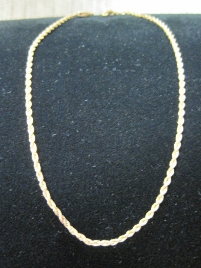 10k Gold 9" Rope Bracelet