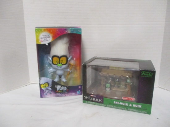 New Old Stock "Trolls" and "She-Hulk" Toys