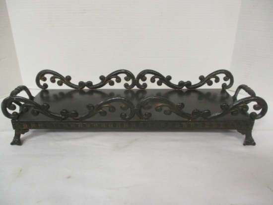 Cast Iron and Plate Metal Stand
