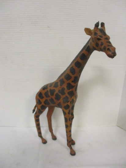 Painted Giraffe Sculpture