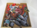 Lot of Action and Transformer Toys