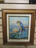 Framed and Matted Oil on Canvas by 