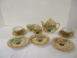 10 Piece Japanese Lustreware Tea Set for Two