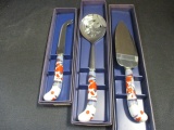 3 PC Asian Style Serving Utensils in Boxes