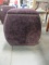 New  Purple Ottoman with Nail Head Accents