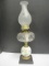 Vintage Handpainted Oil Lamp