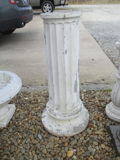 Painted Concrete Column Pedestal
