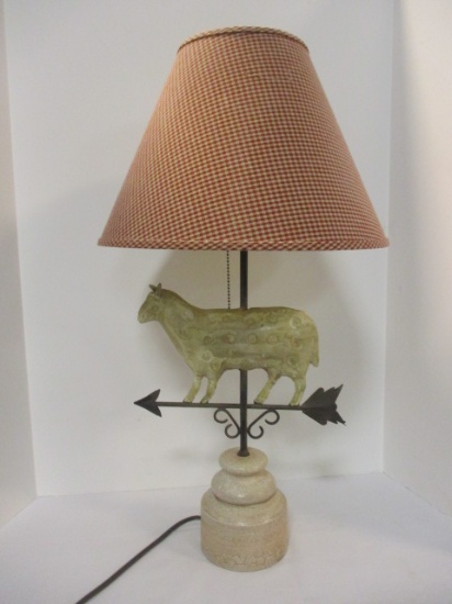 Farm House Sheep Table Lamp