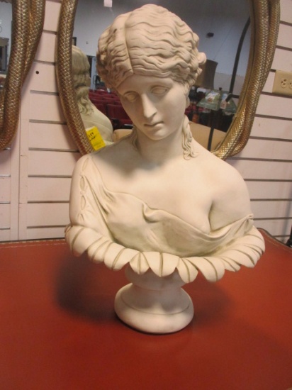 Neoclassical Style Parian Female Bust