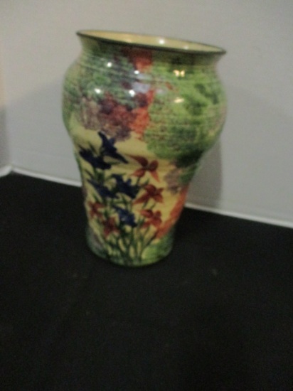 Malsnee Signed Hand Turned Studio Pottery Vase