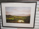 T. Cole English Countryside Landscape Print