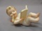 1962 Napco IC-5480 Baby Smoking Pipe Reading Book 6 1/2