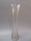 Vintage Clear Swung/Stretched Glass Vase 16