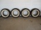 4 Vintage White Wall Tires By General 7.60 -15