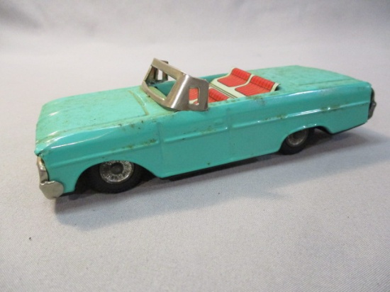 1960's Tin Friction Toy Car - Made In Japan