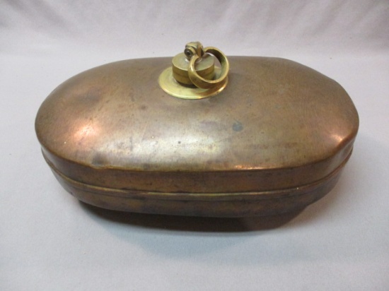 Antique Copper Bed Warmer