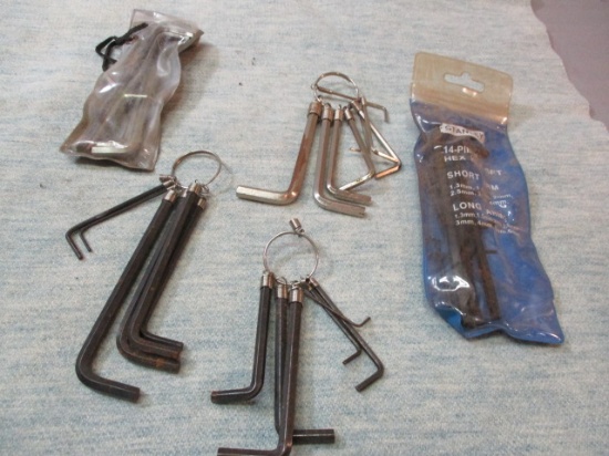 5 Sets Allen Wrenches