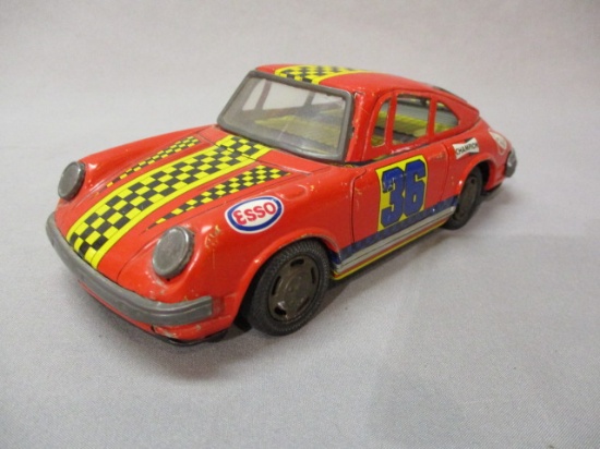 Vintage Japanese Tin Porsche