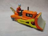Vintage Battery Operated Tin Tractor Toy - Made In Japan 12