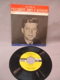 The Voice of President John F Kennedy 45rpm Record