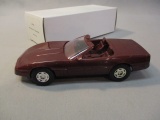 1988 Corvette Roadster Dark Red Promo w/Original Box