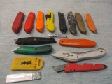 Lot of Utility Knives