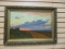 Framed Original International Painting with Title and Date on Back