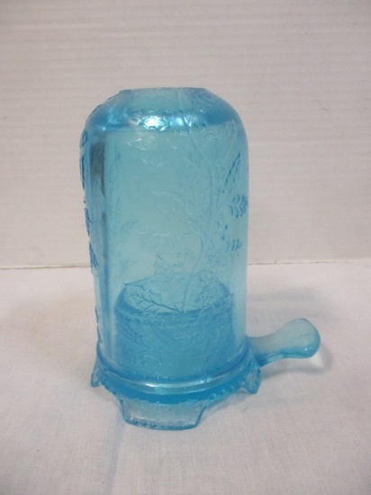 Vintage Mosser Glass Ice Blue Fairy Lamp