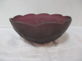 Vintage Purple Glass Bowl