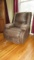 Ashley Home Furniture Mocha Faux Leather Recliner