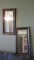 Pair of Framed Beveled Mirrors