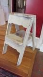 Old Painted Wooden 2' Step Stool