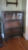 Antique Lundstrom Sectional Bookcase/Barrister Cabinet from Little Falls, NY