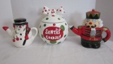 Himark Nutcracker Teapot, Snowman Teapot and Real Home Ornament Shaped