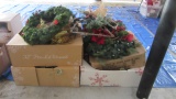 Ten Pre-Lit Christmas Wreaths
