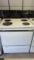 White Kenmore Electric Coil Burner Stove