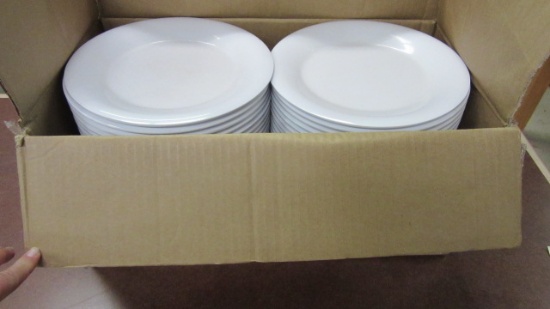 Four Dozen G-E-T 9" Melamine Plates in Box