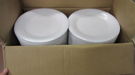 Four Dozen G-E-T 9" Melamine Plates in Box