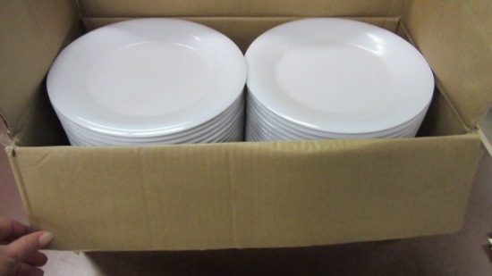 Four Dozen G-E-T 9" Melamine Plates in Box