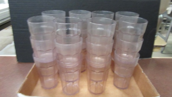 Two Dozen Cambro Plastic Tumblers