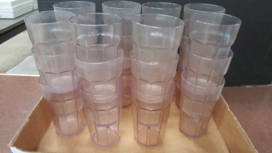 Two Dozen Cambro Plastic Tumblers