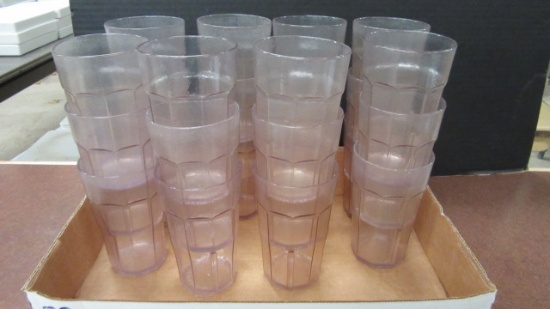Two Dozen Cambro Plastic Tumblers
