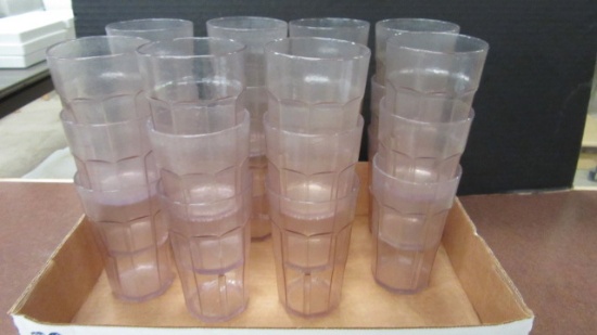 Two Dozen Cambro Plastic Tumblers