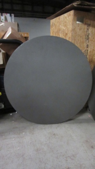 Grey 5' Round Folding Leg Table
