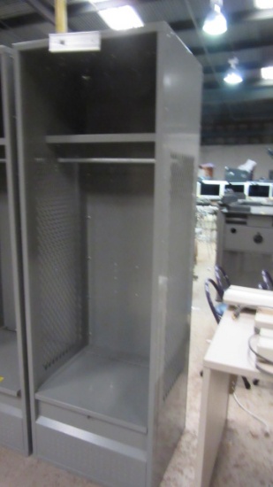 Grey Metal Free Standing Locker